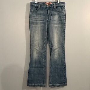 GAP Classic Blue Denim Long and Lean Jeans 12 long